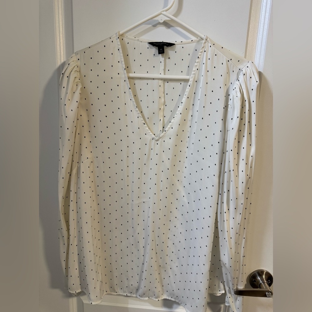 Banana Republic polka dot blouse